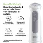 Frullatore ad Immersione Braun MultiQuick 5 MQ 50001 M 1000 W Bianco