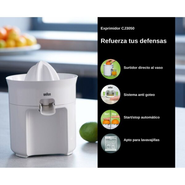 Spremiagrumi Elettrico Braun CJ 3050 60 W Bianco