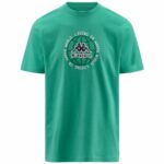 Maglia a Maniche Corte Uomo Kappa Gunno Tbar Azzurro Verde