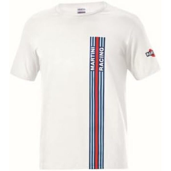 Maglia a Maniche Corte Uomo Sparco Bianco XXXL