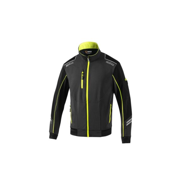 Giacca Sportiva da Uomo Sparco Tech TW Giallo Grigio