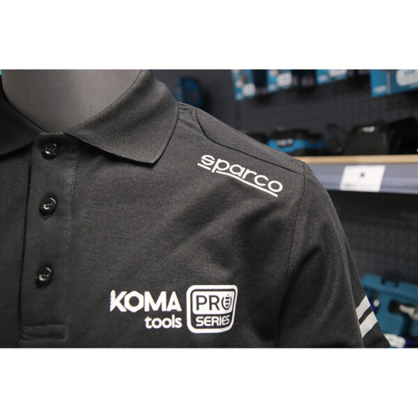 Polo a Maniche Corte Uomo Sparco Nero S