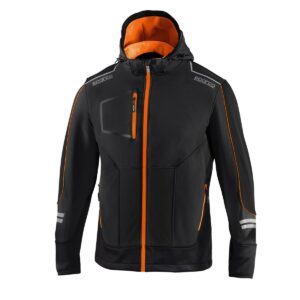 Giacca Antivento Sparco TECH SOFT-SHELL Nero Arancio L