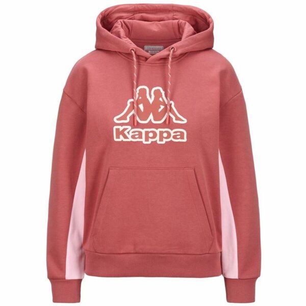 Felpa con Cappuccio Donna Kappa Felad Beige