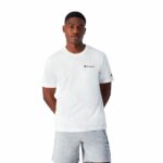 Maglia a Maniche Corte Uomo Champion Crewneck Bianco
