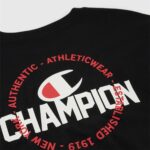 Maglia a Maniche Corte Uomo Champion Champion SS Nero