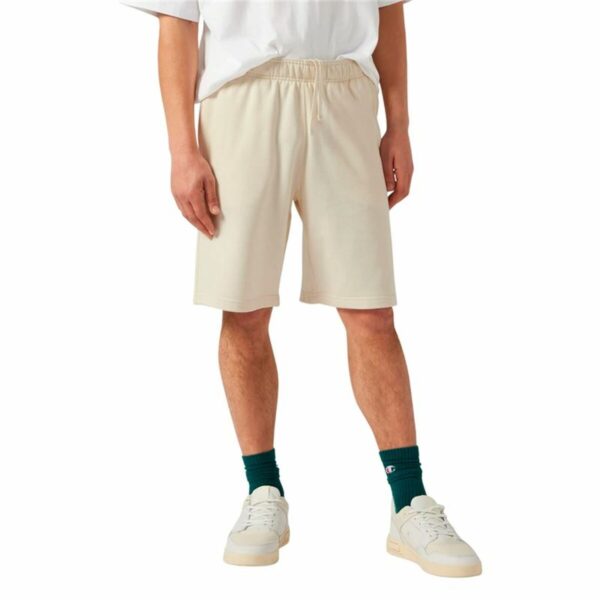Shorts da Uomo Champion Long Bianco Naturale