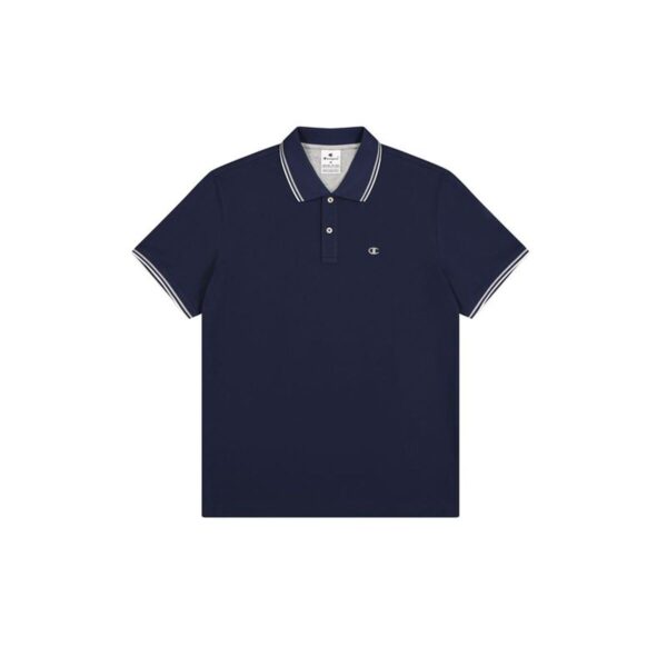 Polo a Maniche Corte Uomo Champion Blu scuro