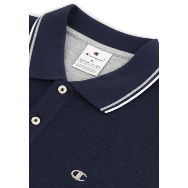 Polo a Maniche Corte Uomo Champion Blu scuro