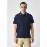 Polo a Maniche Corte Uomo Champion Blu scuro