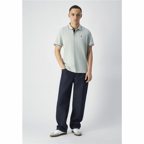 Polo a Maniche Corte Uomo Champion Bianco