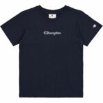 Maglia a Maniche Corte per Bambini Champion Champion SS Blu Marino