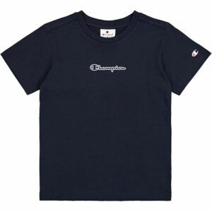 Maglia a Maniche Corte per Bambini Champion Champion SS Blu Marino