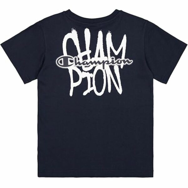 Maglia a Maniche Corte per Bambini Champion Champion SS Blu Marino