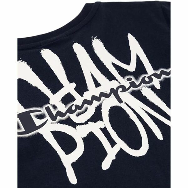 Maglia a Maniche Corte per Bambini Champion Champion SS Blu Marino