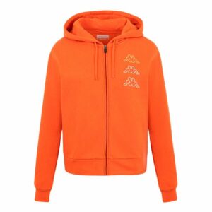 Felpa con Cappuccio Unisex Kappa Kaimi Arancio