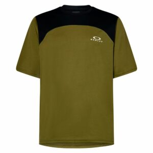Maglia a Maniche Corte Uomo Oakley Free Ride SS Verde Oliva
