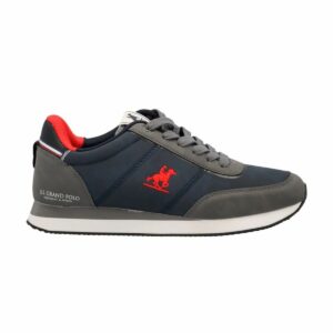 Scarpe da Tennis Casual U.S. Grand Polo Rennes Essential Nbk Grigio Blu scuro