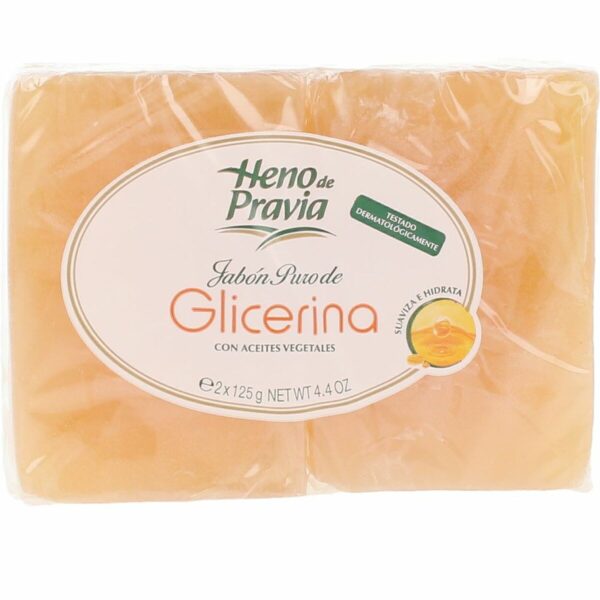 Saponetta alla Glicerina Naturale Heno De Pravia Aceites Vegetales 125 g 2 Unità