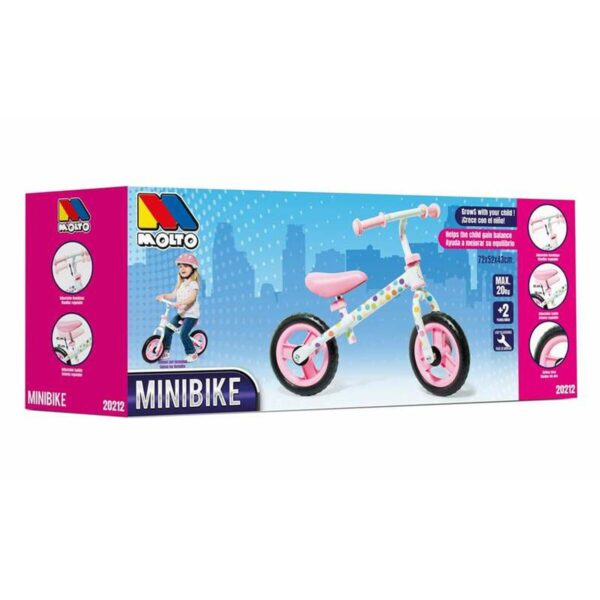 Bicicletta per Bambini Moltó Rosa Senza pedali