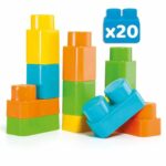 Gioco di Costruzioni con Blocchi Moltó 20 Pezzi Trolley