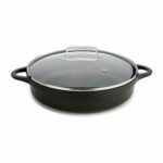 Casseruola con coperchio Valira 4137/25 Nero 5,5 L
