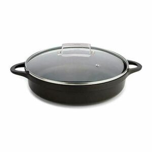 Casseruola con coperchio Valira 4137/25 Nero 5,5 L