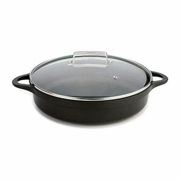 Casseruola con coperchio Valira 4137/25 Nero 5,5 L