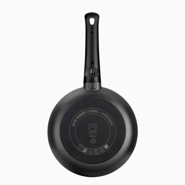 Padella BRA Alluminio Forgiato Ø 20 cm Nero Arancio