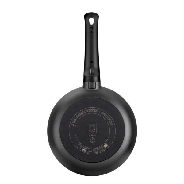 Padella BRA Alluminio Forgiato Ø 20 cm Nero Arancio