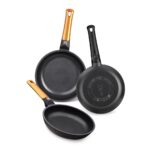 Padella BRA Alluminio Forgiato Ø 20 cm Nero Arancio