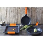 Padella BRA Alluminio Forgiato Ø 20 cm Nero Arancio
