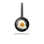 Padella BRA Alluminio Forgiato Ø 20 cm Nero Arancio