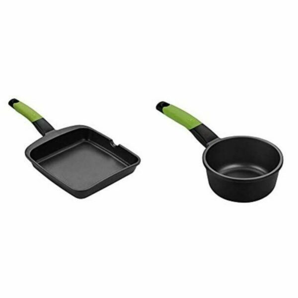 Piastra per Arrostire BRA A121459 Nero Metallo Alluminio Ø 28 cm