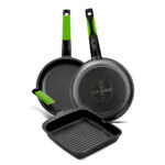 Piastra per Arrostire BRA A121459 Nero Metallo Alluminio Ø 28 cm