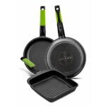 Piastra per Arrostire BRA A121459 Nero Metallo Alluminio Ø 28 cm