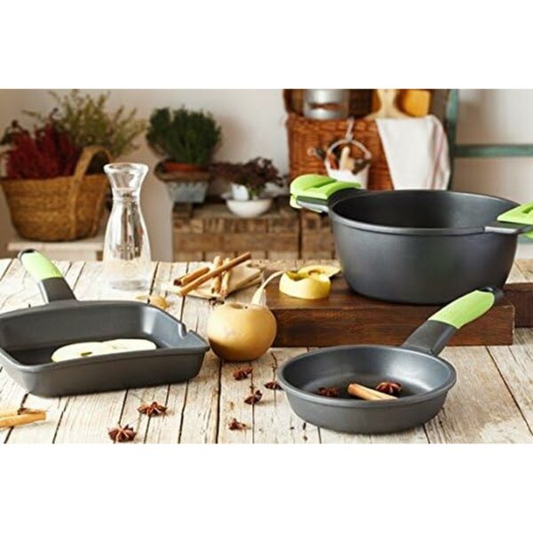 Piastra per Arrostire BRA A121459 Nero Metallo Alluminio Ø 28 cm
