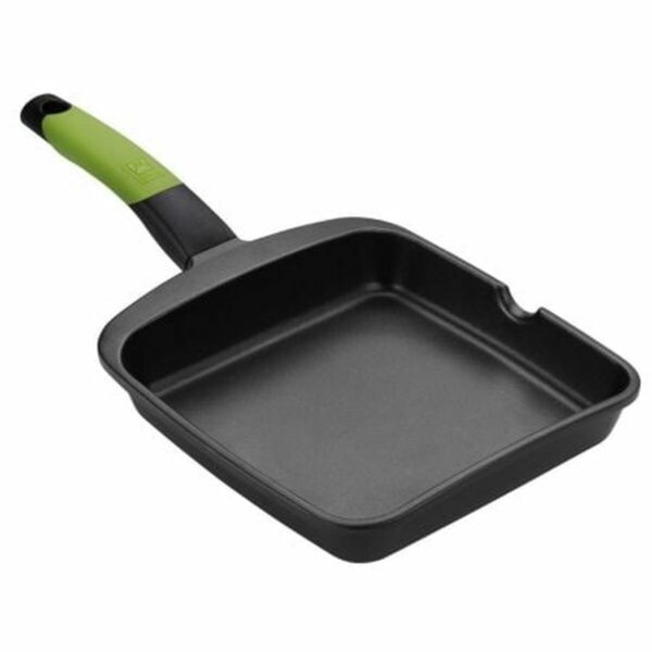 Piastra per Arrostire BRA A121459 Nero Metallo Alluminio Ø 28 cm