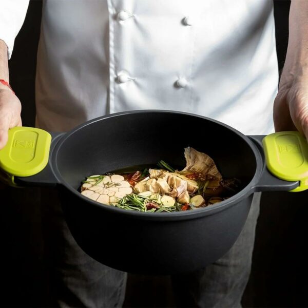 Casseruola BRA FOODIE     24CM Nero Ø 24 cm
