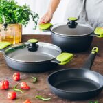 Casseruola BRA FOODIE     24CM Nero Ø 24 cm