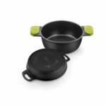 Casseruola BRA FOODIE     24CM Nero Ø 24 cm