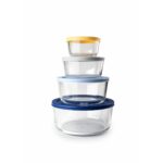Set di 4 scatole porta pranzo Ibili 689200 Trasparente Plastica