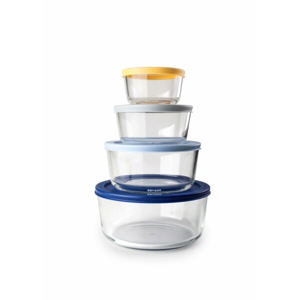 Set di 4 scatole porta pranzo Ibili 689200 Trasparente Plastica