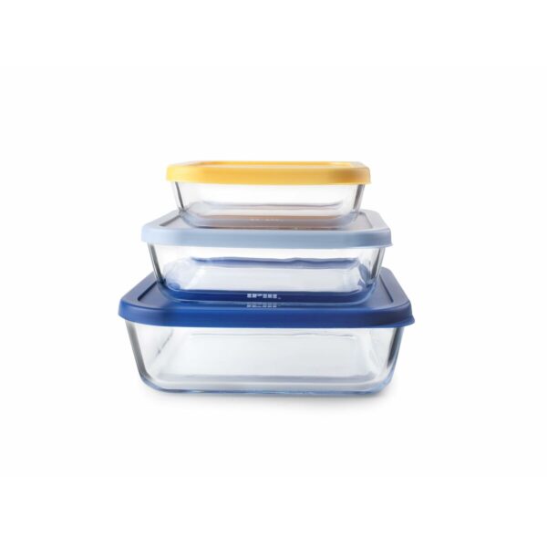 Set di 3 scatole porta pranzo Ibili 689200