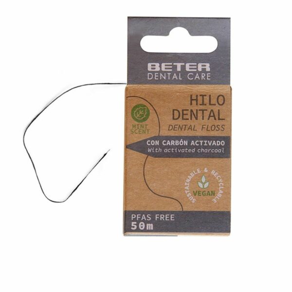 Filo Interdentale Beter Hilo Dental Carbone attivo 50 m