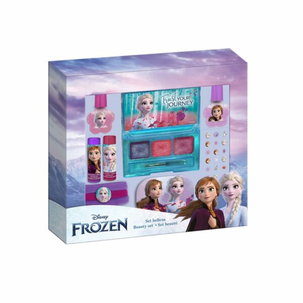 Astuccio da Trucco Frozen Frozen Set Belleza 4 Pezzi
