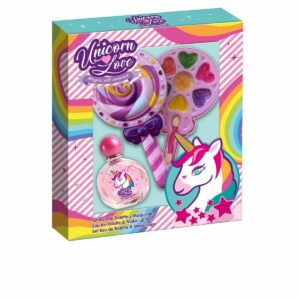 Set di Trucchi per Bambini Unicorn Love Leccalecca Bi EDT 9 Pezzi
