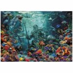 Puzzle Educa Poseidon in a Coral Reef