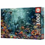 Puzzle Educa Poseidon in a Coral Reef