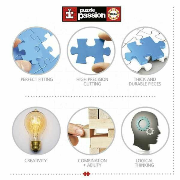 Set di 2 Puzzle Educa Bluey (2 Unità)